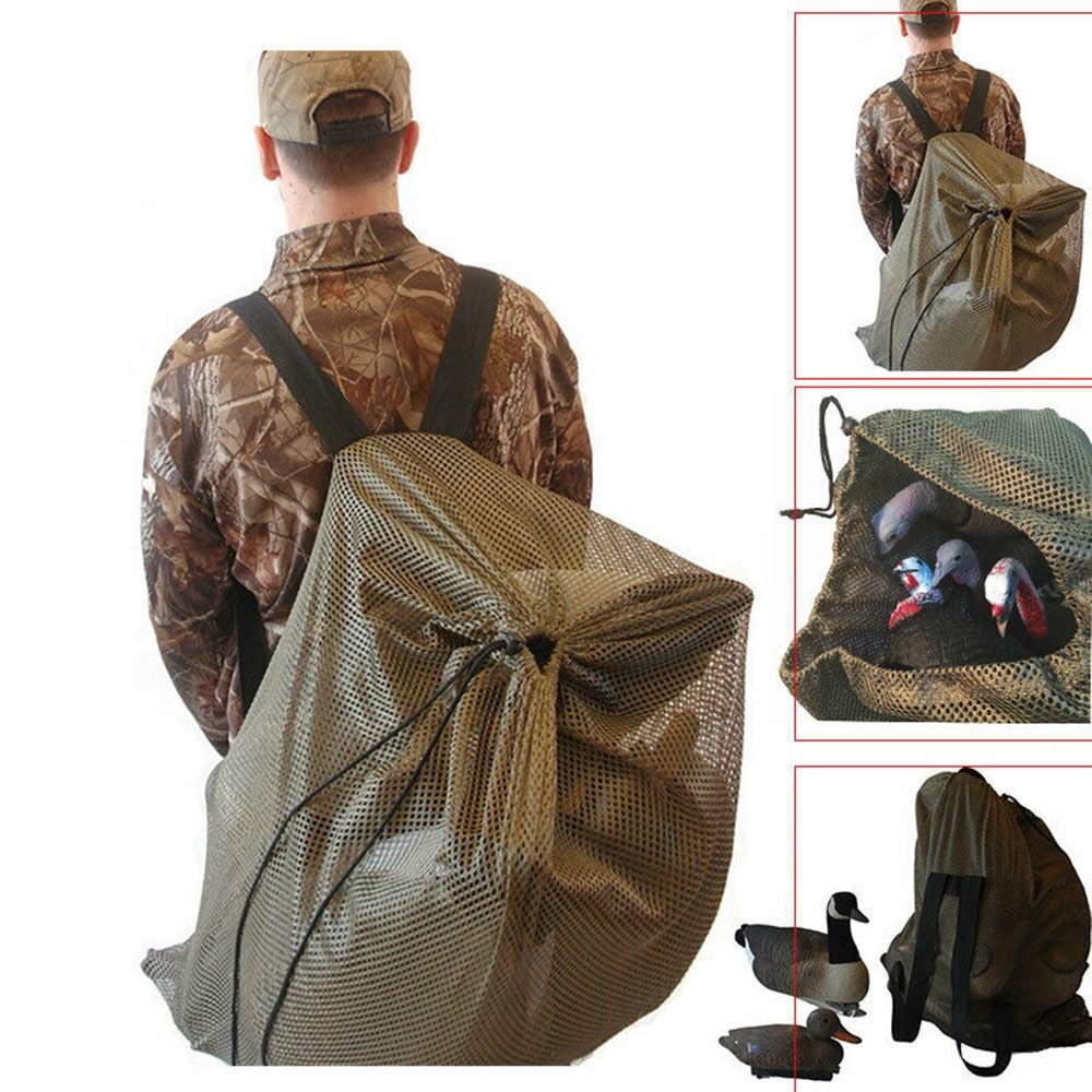 Ace Hunter Hunting Adjustable Shoulder Straps Mesh Decoy Bags for Duck Goose Decoy Turkey