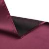 fortunatever Mens Solid Satin Pocket Square(Burgundy Red) view 2