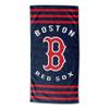 The Northwest Company MLB Boston Red Sox Striped Beach Towel, 30 x 60-inches view 1