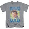 The Brady Bunch Boys T-Shirt Worlds Grooviest Dad Athletic Heather, 7 view 1