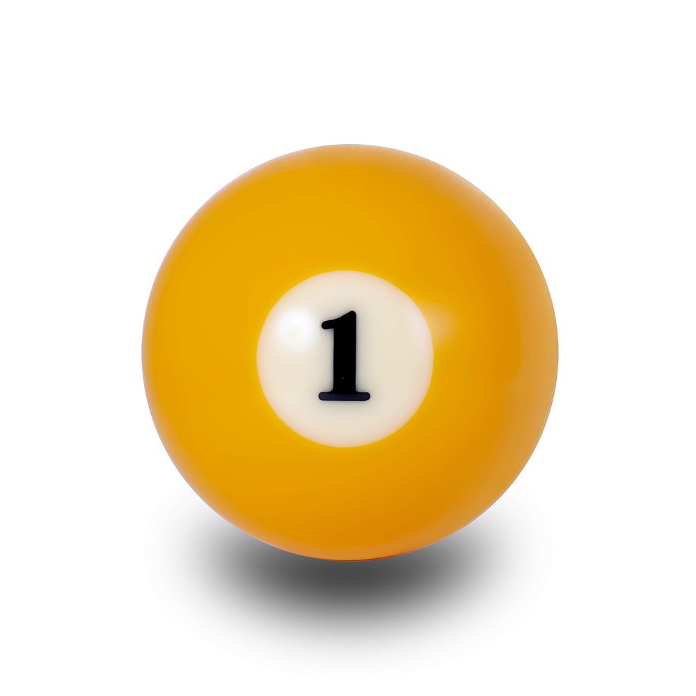Aramith Super Pro Pool Replacement Ball 2 1/4" - Choose Your Ball Number (#1)