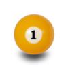 Aramith Super Pro Pool Replacement Ball 2 1/4" - Choose Your Ball Number (#1) view 1
