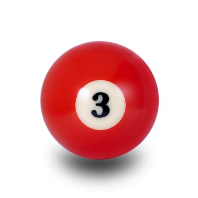 Aramith Super Pro Pool Replacement Ball 2 1/4" - Choose Your Ball Number (#3)