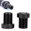 VGEBY1 Crank Arm Fixing Bolt, Bicycle Crank Arm Crankset Bottom Bracket M1519mm Titanium Bicycle Bike BB Axis Screws(Black) view 2