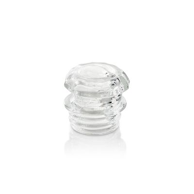 Petromax Glass Knob for Perkomax LE14/LE28, Stainless Steel Percolator Lid Knob Clear View Replacement Part