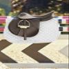 Dover Saddlery DS Quilted All-Purpose Saddle Pad, Size: All-Purpose-A/P, Color: White view 2