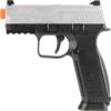 Evike Airsoft - FN Herstal FNS-9 Airsoft Spring Airsoft Pistol by CyberGun (Color: Two-Tone/Gun Only) view 2