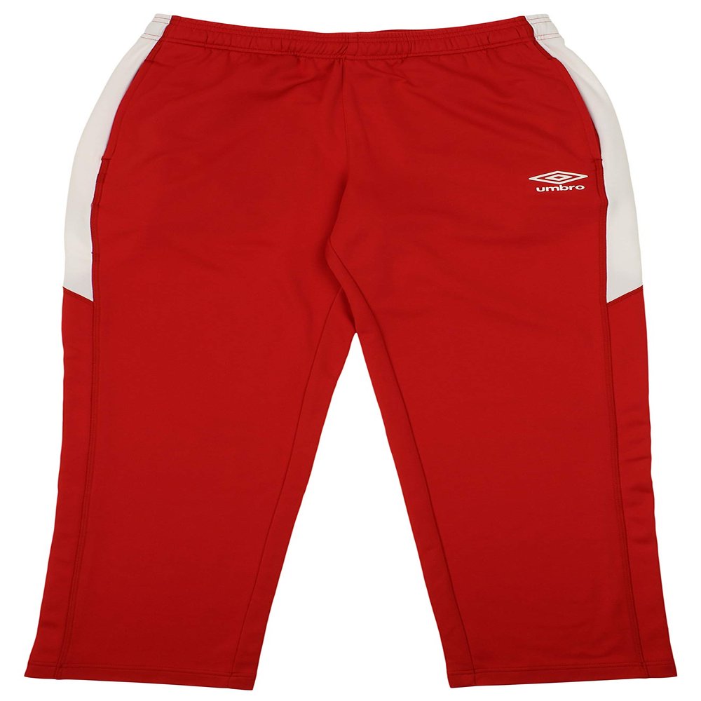 Umbro Mens Tech Fleece Pant Vermillion/White Size S