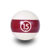 Aramith Continental Pool Replacement Ball 2 1/4" - Choose Your Ball Number (#15) view 1