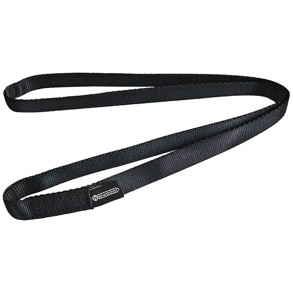 NewDoar 16mm Climbing Sling UIAA CE Certified,23KN EN566 Certified,Climbing Utility Cord Rock Climbing,Creating Anchors System,Rappelling Gear,Perfect for Tree Work(Black 95" 1pcs)