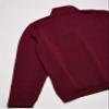 Long Sleeve Fleece Quarter-zip, Zinfandel Heather, Medium view 4