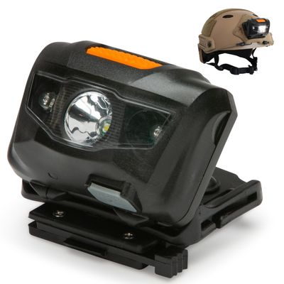 Life Mounts NVG Shroud-Mounted LED Light - One Size, Black, Green LED - 300-Lumen Rechargeable & Water-Resistant Shockproof Flashlight Mount - Quick-Release & Helmet Strobe