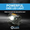 Life Mounts NVG Shroud-Mounted LED Light - One Size, Black, Green LED - 300-Lumen Rechargeable & Water-Resistant Shockproof Flashlight Mount - Quick-Release & Helmet Strobe view 2