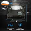 Life Mounts NVG Shroud-Mounted LED Light - One Size, Black, Green LED - 300-Lumen Rechargeable & Water-Resistant Shockproof Flashlight Mount - Quick-Release & Helmet Strobe view 3