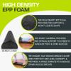 ProsourceFit High Density Foam Rollers 36 - inches long. Firm Full Body Athletic Massager for Back Stretching, Yoga, Pilates, Post Workout Trigger Point Release, Black view 3
