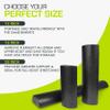 ProsourceFit High Density Foam Rollers 36 - inches long. Firm Full Body Athletic Massager for Back Stretching, Yoga, Pilates, Post Workout Trigger Point Release, Black view 4