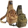Novemkada Tactical Shoulder Bag,1000D Outdoor Military Molle Sling Backpack Sport Chest Pack Daypack Bags for Camping, Hiking, Trekking, Rover Sling (2 Pack Tan and Green) view 1