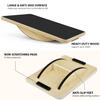 Yes4All Professional Rocker Balance Board for Physical Therapy | 17.5 Wooden Rocker Board for Balance & Rehabilitation Exercises (Black) view 3