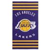 Northwest NBA Los Angeles Lakers Beach Towel  30 x 60 Inches  Stripes Design  Sports Fan Pool Towel view 1