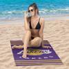Northwest NBA Los Angeles Lakers Beach Towel  30 x 60 Inches  Stripes Design  Sports Fan Pool Towel view 2