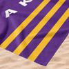 Northwest NBA Los Angeles Lakers Beach Towel  30 x 60 Inches  Stripes Design  Sports Fan Pool Towel view 4