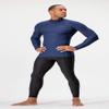 DEVOPS 3 Pack Men's Athletic Turtle Neck Long Sleeve Compression Shirts (Small, Black/Navy/White) view 2