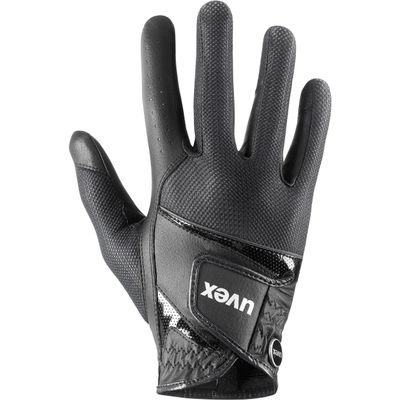 uvex sumair Horse Riding Gloves for Women & Men, Black, 6.5 - Stretchable, Breathable & with Touchscreen Capability