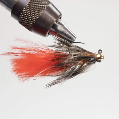 Bush Craft 82511 Fly Side Flash Bagger #10/0.5g Hot Orange x 3