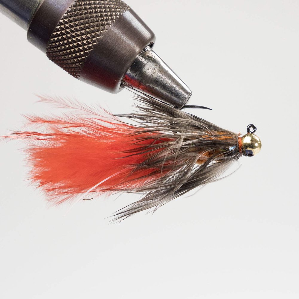 Bush Craft 82511 Fly Side Flash Bagger #10/0.5g Hot Orange x 3