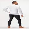 DEVOPS 3 Pack Men's Athletic Turtle Neck Long Sleeve Compression Shirts (2X-Large, Black/Blue/White) view 3