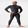 DEVOPS 3 Pack Men's Athletic Turtle Neck Long Sleeve Compression Shirts (Small, Black/Black/White) view 4