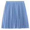GOLDSTITCH Women's High Waist Pleated Skirt A line Swing Midi Skirt Blue view 4