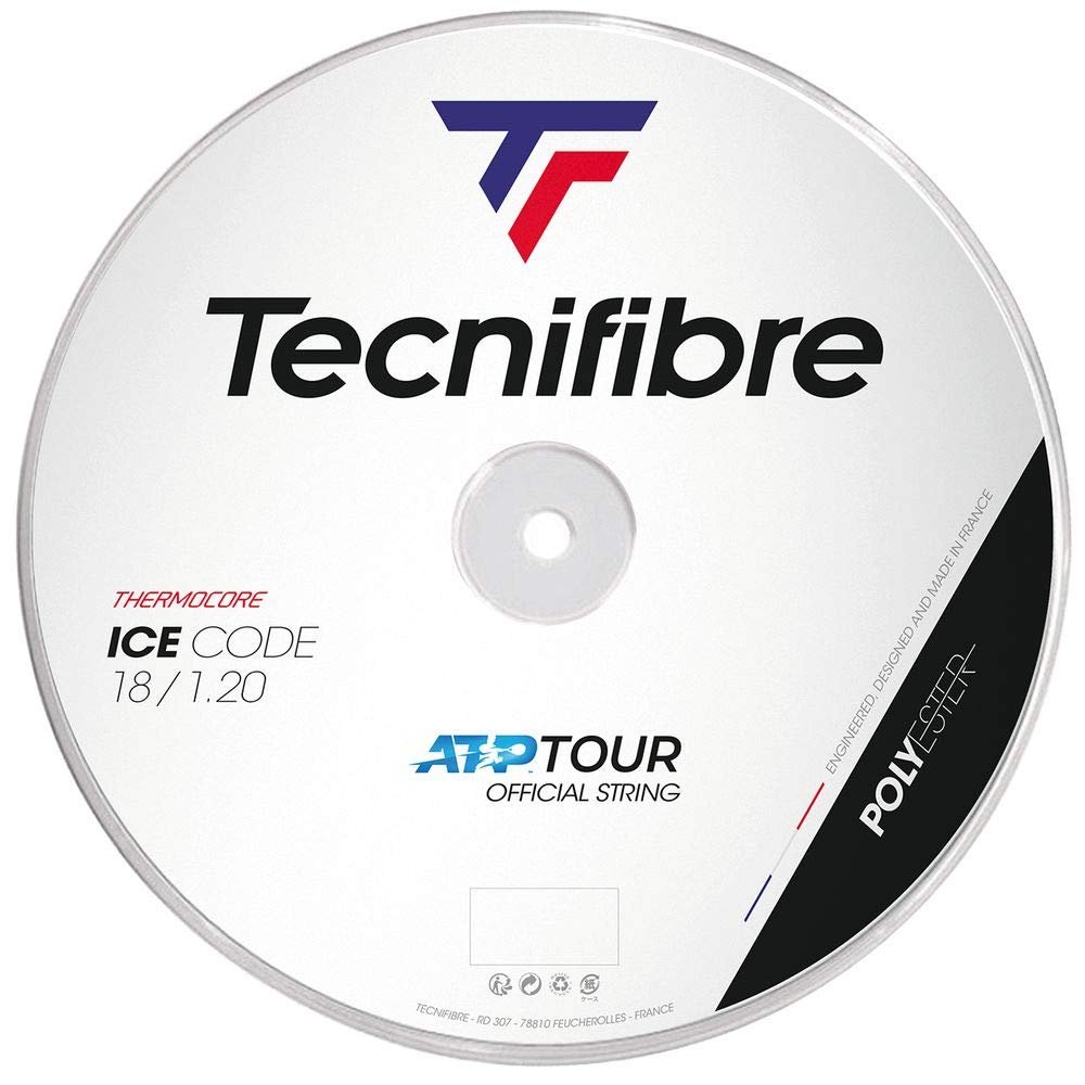 Tecnifibre ICE Code 18G (1.20mm) Tennis String 200m Reel - White
