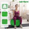 Fitvids Anti-Burst Slip Resistant Exercise Ball with Quick Pump  2  31-34in (78-85cm), XXL  Green view 4
