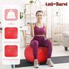 Fitvids Anti-Burst and Slip Resistant Exercise Ball Yoga Ball Fitness Ball Birthing Ball with Quick Pump, 2,000-Pound Capacity, Red, 26-inch, L view 4