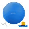 Fitvids Anti-Burst and Slip Resistant Exercise Ball Yoga Ball Fitness Ball Birthing Ball with Quick Pump, 2,000-Pound Capacity, Blue, 22-inch, M