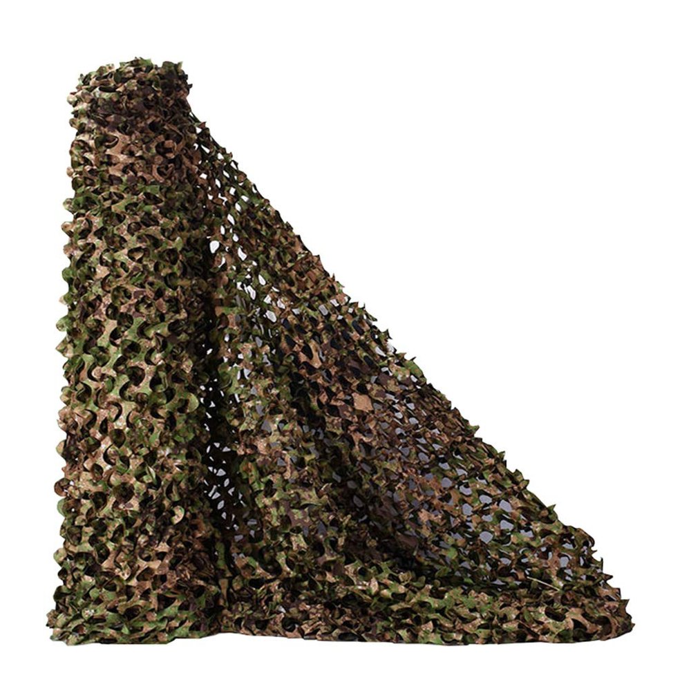 LIYFF-Tarps Woodland Military Camo Netting - Camouflage Mesh Netting UV Resistant Shade for Sunshade Decoration Hunting Blind Shooting Camping Photography Jungle
