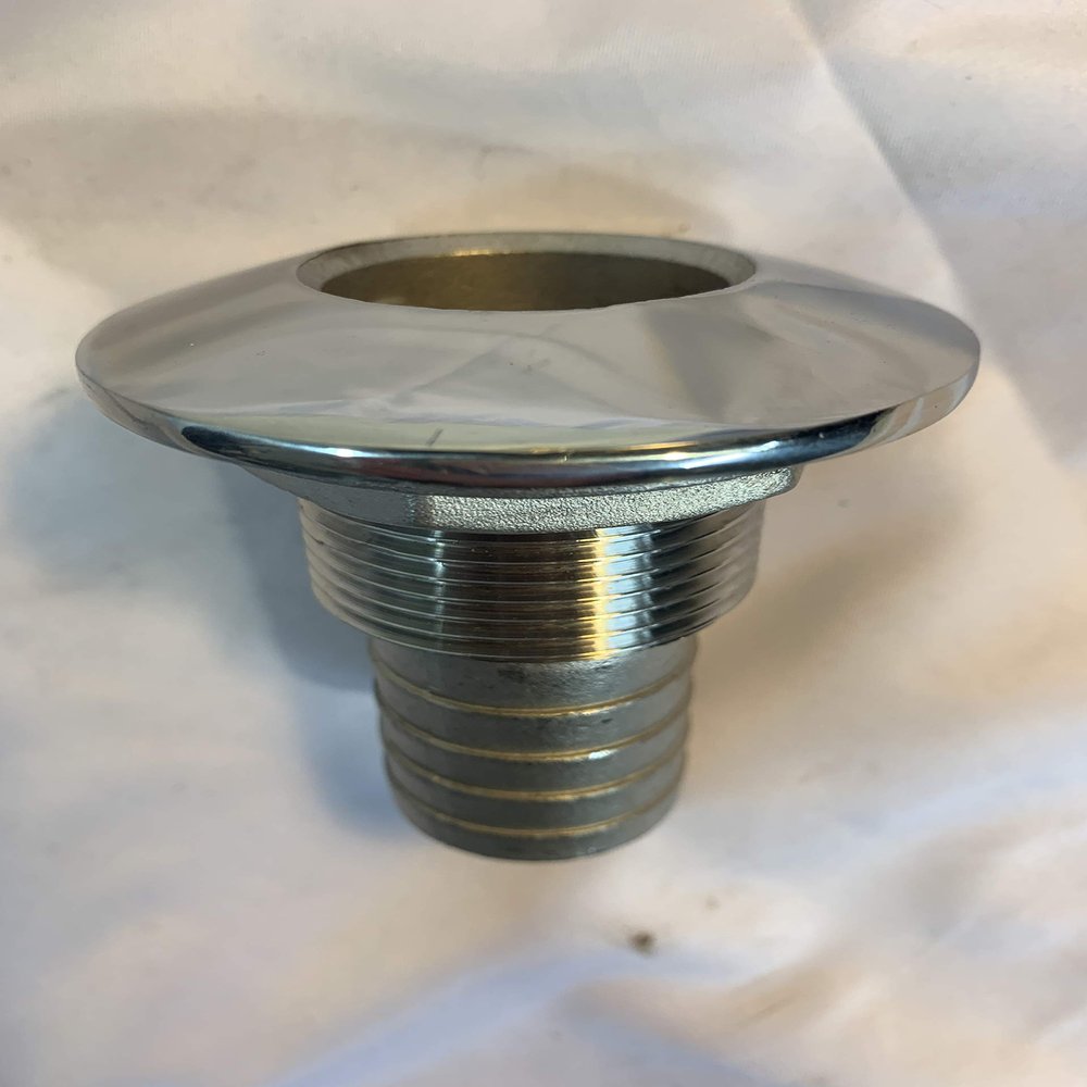 ABI Marine 1-1/4" 316 Stainless Steel Thru Hull