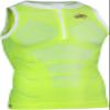 I-EXE Men's Gold Running Compression Tank Top | Sleeveless Gym & Workout Shirt | Athletic Exercise Recovery Top | Small - Medium view 1