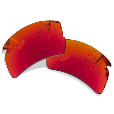 Bsymbo Deep Red Lenses Replacement for Oakley Flak 2.0 XL OO9188 Sunglass