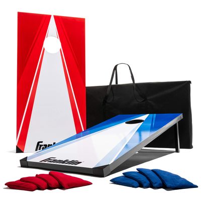 Franklin Sports Cornhole Set Includes 2 48 Inch x 24-Inch Targets, 8 Regulation Bean Bags, and Carry Bag