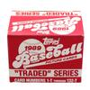 MLB 1989 Topps Baseball Traded Series - Set of 132 Cards view 1