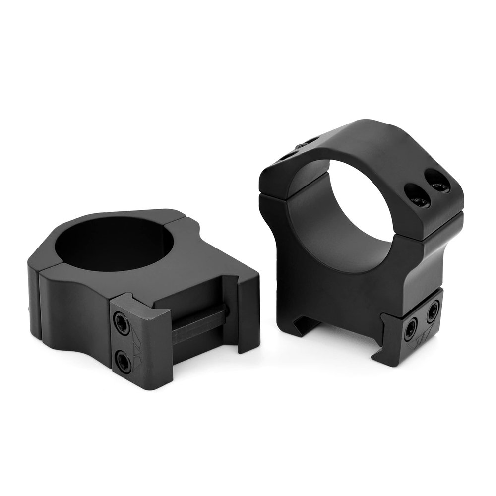 WARNE Scope Mounts Maxima Horizontal, 1 Inch, PA, Optic Rings, High, Matte Black