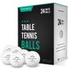PRO-SPIN Ping Pong Balls - 3-Star Premium White Table Tennis Balls | High-Performance 40+ ABS Professional Quality (Pack of 24) view 1