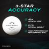 PRO-SPIN Ping Pong Balls - 3-Star Premium White Table Tennis Balls | High-Performance 40+ ABS Professional Quality (Pack of 24) view 3