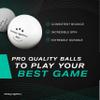 PRO-SPIN Ping Pong Balls - 3-Star Premium White Table Tennis Balls | High-Performance 40+ ABS Professional Quality (Pack of 24) view 4