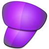 SAUCER Premium Replacement Lenses & Rubber Kits for Oakley Straight Jacket 2007 Sunglasses High Defense - Violet Purple Polarized view 1