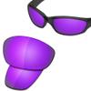 SAUCER Premium Replacement Lenses & Rubber Kits for Oakley Straight Jacket 2007 Sunglasses High Defense - Violet Purple Polarized view 2