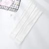 Suoirblss 2 Pairs Sunblock Arm Sleeves Fashion Lace UV Sun Protection Long Sleeve Fingerless Glove for Women's Ladies Driving Outdoor Sports (White) view 3