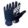 Battle Sports Triple Threat Wide Receiver Football Gloves, Ultra Stick Adult & Youth Gloves - Adult Small, Navy view 1